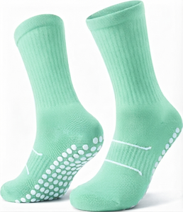 Chaussettes d'hiver confortables et respirantes de haute qualité à prix de gros, vente chaude, faible MOQ, logo personnalisé, antidérapantes avec grip - Product Image 2