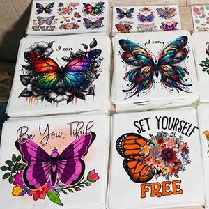Eco-Friendly Custom Cartoon for Transfer Iron-On Patches Ready to Press Heat Transfer Printing for Garment Use - Product Image 1