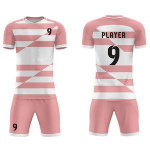 Uniforme de football personnalisé unisexe de haute qualité, manches courtes, respirant, séchage rapide, pour adultes uniquement, offre OEM/ODM, prix bas - Product Image 1
