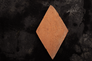 Natural Red Matte Finish Rustic Style Interior <b>Wall</b> Floor Tiles Non Slip Tile Handmade Diamond Shape Terracotta Clay Tile - Product Image 4