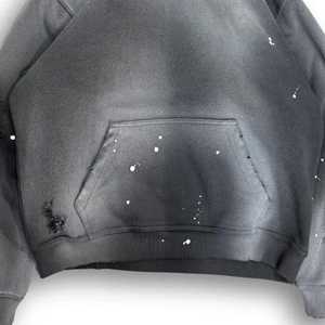 Sudadera con Capucha Unisex de Corte Regular, Lavado Ácido, Estilo Vintage, Forro Polar Antipilling, Muestras Gratis, Envío Gratis, Invierno, 100% - Product Image 2