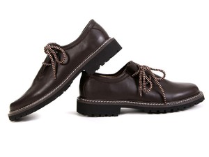 Original Bavarian Dark Brown Shoes Lightweight Breathable Boat Shoes With Leather Lining PU <b>Insole</b> Summer Spring Autumn - Product Image 2