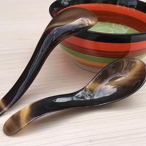 Natural Buffalo Horn Honey Spoon <b>Set</b> <b>for</b> Coffee, <b>Tea</b>, Wine & <b>Party</b> Use Handmade Kitchenware Utensils Dinnerware - Product Image 1