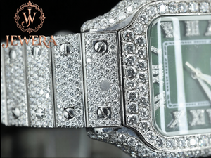 Mens Hip Hop Moissanite Diamond Watch Luxury Jewelry Accessory for Weddings Parties Festivals and Daily Styling for Sale - Product Image 4