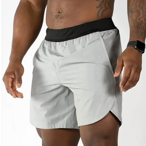 Shorts de sport unisexes décontractés pour l'été, la gym et la course à pied, avec logo frontal, séchage rapide et respirant, vêtements de sport écologiques pour la musculation - Product Image 5