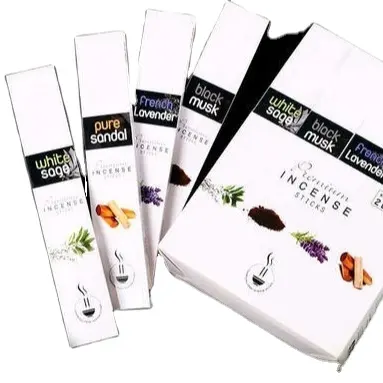 Scented Incense Sticks 12 sticks per pack, customized with customers logo and design incense bamboo sticks