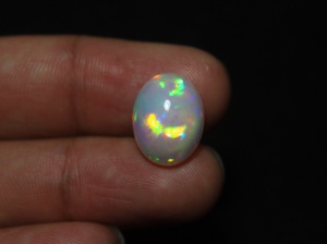 Premium Quality Natural Ethiopian Opal 14.5x11x6.5mm Oval Cut Multi Color Fire Color Play 6 Carat Loose for Jewelry Making - Product Image 2