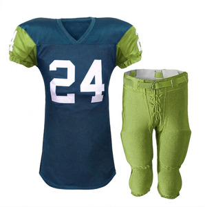New Style Regular Fit Easy To Factory Wear Football Uniform For Men High Quality Custom Made <b>Reflective</b> Breathable American Foot - Product Image 4