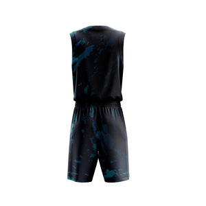 Tenue de basketball, maillot de basketball, ensemble de sport, logo imprimé personnalisé de haute qualité, nom, maillot pour hommes et jeunes, uniformes de basketball - Product Image 4
