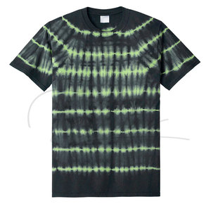 เสื้อยืดผู้ชายคุณภาพสูง ลายมัดย้อม ผ้าฝ้าย 100% เนื้อหนา ทรงปกติ ระบายอากาศได้ดี แห้งเร็ว สกรีนโลโก้ด้านหน้าได้ตามต้องการ สไตล์ลำลอง - Product Image 5