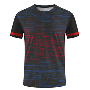 T-shirt en maille à sublimation graphique intégrale sur mesure de haute qualité, best-seller pour hommes - Product Image 4