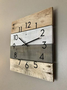 Horloge murale en bois de style nordique, horloge à pendule de haute qualité pour salon, horloge murale de luxe en bois massif pour la maison - Product Image 3
