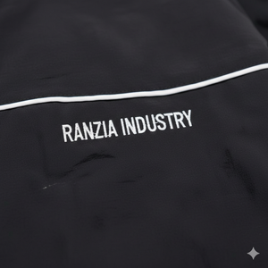 RANZIA Heavyweight Acid Wash Zip Hoodie Men Rhinestone RANZIA Vintage Distressed Zip Hoodie Men Heavyweight - Product Image 4