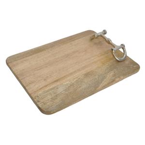 Tabla de cortar de madera hecha a mano, tabla de cortar gruesa de madera personalizada, antideslizante, artículos para encimera de cocina - Product Image 6