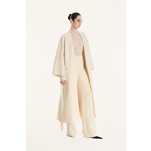 Faldas al por mayor para mujer, largas, ODM, falda de cachemira artesanal MIRELLA, 20% cachemira, 80% lana, línea A, elegantes faldas de punto para niñas - Product Image 5