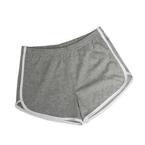 Shorts Deportivos Azul Rey para Mujer, con Parches, Cintura Elástica, 100% Algodón, Impermeables, Ecológicos, Transpirables, de Color Sólido - Product Image 5