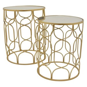 Premium Modern <b>Side</b> <b>Table</b> Featuring Elegant <b>Glass</b> Top and Sculptural Iron Metal Base - Product Image 5