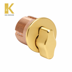 Cerradura de Cilindro de Latón con Opción de Giro Manual o ADA, Acabado de Latón Pulido, 25 mm, para Seguridad de Puertas de Edificios Comerciales - Product Image 2