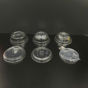 Produit phare 2026 – Couvercles en plastique PET sans BPA, transparents, jetables, de 90/93/95/98 mm, type dôme et plats, pour l'emballage de boissons - Product Image 2