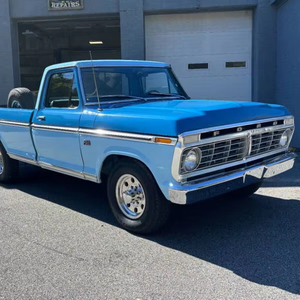 Prêt à être expédié, vente flash, pick-up d'occasion modèle ancien 1973 F-250 Ranger, couleur bleue - Product Image 1