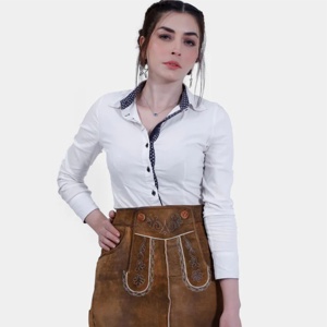 Jupe courte marron en similicuir taille haute pour femme, coupe ajustée, tendance, idéale pour les soirées, élégante, vente en gros, fabricant de jupes en cuir - Product Image 4