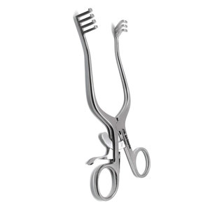 Écarteur Weitlaner 7 émoussés 3x4 Prong Instruments chirurgicaux vétérinaires en acier inoxydable Écarteurs Weitlaner Instruments médicaux - Product Image 5