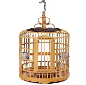 กรงนกโลหะสำหรับตกแต่งกรงนกแบบโบราณกรงนกทรงกลมทำจากโลหะสำหรับตกแต่ง - Product Image 3