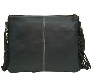 Sac bandoulière en cuir de vachette de qualité supérieure pour femme avec franges |   Sac à main de style occidental Inde 2026 Qualité export Premium Pro - Product Image 2