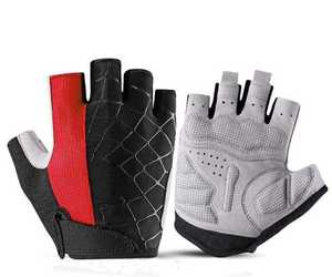 Gants de sport OEM unisexes antidérapants pour le cyclisme en extérieur, sans doigts, anti-transpiration, pour l'été, modèle Spider - Product Image 1