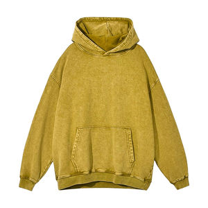 Sweat à capuche femme multicolore délavé à l'acide, 100% coton, molleton 500 grammes, épais, écologique, impression numérique personnalisée, vente en gros - Product Image 1