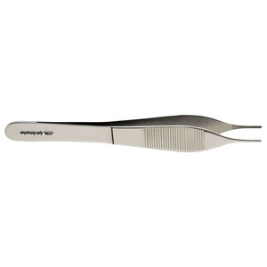 Pinza de tejido Adson Stille, instrumento médico de precisión para manipulación delicada de tejidos, 4.75 pulgadas, acero inoxidable - Product Image 3