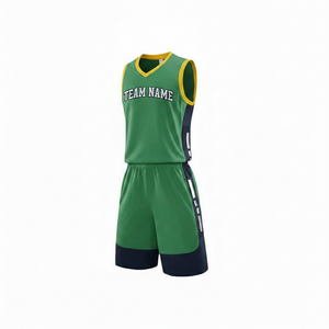 ชุดยูนิฟอร์มบาสเก็ตบอลสั่งทำพิมพ์ลายขายส่งจากโรงงาน |   ชุดเสื้อทีมสโมสร โพลีเอสเตอร์ ระบายอากาศได้ดี แห้งเร็ว แบบไม่มีแขน - Product Image 1