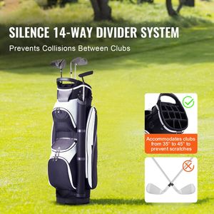 Borsa da Golf Premium in Nylon da 36FT con 14 Scomparti Divisori, Manici Resistenti e Leggera, con 14 Tasche - Product Image 2