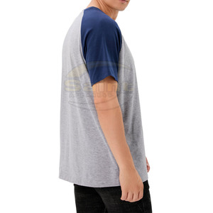 T-shirt pour homme de haute qualité, lavable, col rond, uni, décontracté, élégant, pour la vie quotidienne, la remise en forme et l'entraînement, séchage rapide, respirant, écologique, 220g - Product Image 5