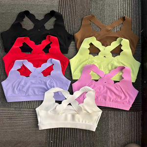 Ropa Deportiva al por Mayor para Mujer, Conjunto de Gimnasio, Traje Deportivo, Conjunto de Yoga de 2 Piezas sin Mangas con Efecto Levanta Glúteos, Shorts - Product Image 6