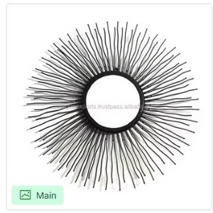 Decorative Iron Wall <b>Mirror</b> <b>Frame</b> Floral Bird Design Handcrafted Finish Durable Build Elegant Home Wall Accent Decor - Product Image 5