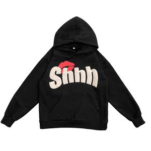 เสื้อฮู้ดพิมพ์ลายพัฟสำหรับผู้ชายและผู้หญิง, เสื้อสเวตเตอร์แบบสวมหัวแขนยาวลำลองทรงโอเวอร์ไซส์ใส่สบาย2025ฤดูหนาวฤดูใบไม้ร่วง - Product Image 1