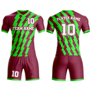 Uniformes de Fútbol Personalizados Unisex para Entrenamiento, Conjunto de Uniforme de Fútbol de Secado Rápido, Venta al Por Mayor, 100% Poliéster Transpirable Antibacterial - Product Image 6