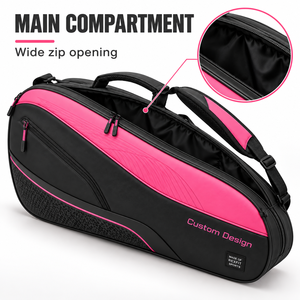 Bolsa Deportiva Personalizada Rexfit para Raqueta de Squash con Compartimento para Equipo Deportivo, Cierre Resistente al Agua - Product Image 4
