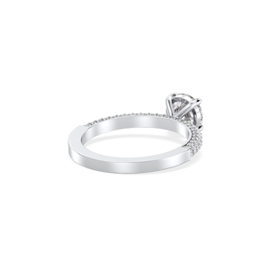 Anillo Solitario REYES con Diamante Cultivado en Laboratorio de Corte Redondo Certificado por IGI de 1.36CT, Hecho a Medida en Oro Sólido de 14K, Joyería con Diamante HPHT CVD - Product Image 6