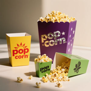 Caja de Cartón Desechable, Ecológica, Reciclable, con Impresión Personalizada, para Pollo Frito, de Doble Pared, Apta para Alimentos - Product Image 2