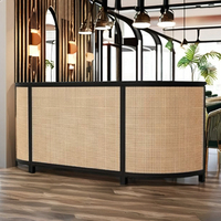 Meubles de comptoir de bar modernes de super qualité pour hôtels cafés restaurants avec tabouret de bar et chaise design