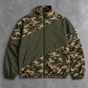 <b>Men's</b> Color Block Racer <b>Jacket</b> Windproof Stand Collar Zipper Autumn Sporty Outerwear winter <b>pullover</b> windbreaker <b>jacket</b> - Product Image 4