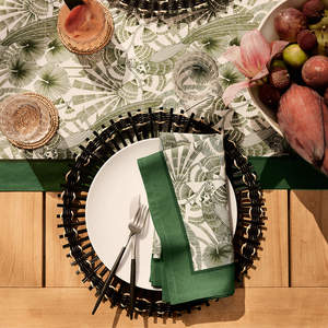 Black Rattan Placemat Timeless <b>Round</b> <b>Table</b> <b>Mat</b> Woven Dining Placemat Modern <b>Table</b> Setting Accent Ideal For Home Dining Decor - Product Image 3