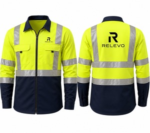 Chaqueta de Seguridad de Alta Visibilidad RELEVO INDUSTRIES con Estampado Floral Reflectante, Ropa de Trabajo de Alta Visibilidad, Ropa Protectora para Exteriores - Product Image 5
