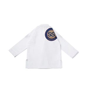 Uniformes de Jiu-Jitsu al por mayor, blancos, con LOGO personalizado, de primera calidad, 100% algodón, aprobados por la IBJJF, Kimono GI BJJ, artes marciales. - Product Image 2