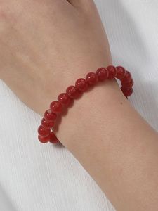 Bracelet extensible en résine acrylique fait main, perles colorées, bijoux pour femmes, accessoires de fête - Product Image 5
