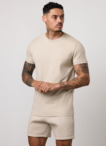 เสื้อยืดผู้ชายผ้าฝ้ายขนาดใหญ่พิมพ์โลโก้ตามสั่งคุณภาพสูงแบบ OEM - Product Image 3