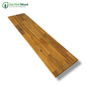 Encimera de bloque de carnicero de grano con borde de Acacia, tapas de tocador y mesas Premium - Product Image 6