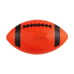Ballon de rugby classique en caoutchouc extensible, design personnalisé, logo couleur sur mesure, pour sports de plein air, vente en gros 2026 - Product Image 3